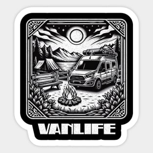 Vanlife Ford transit Sticker